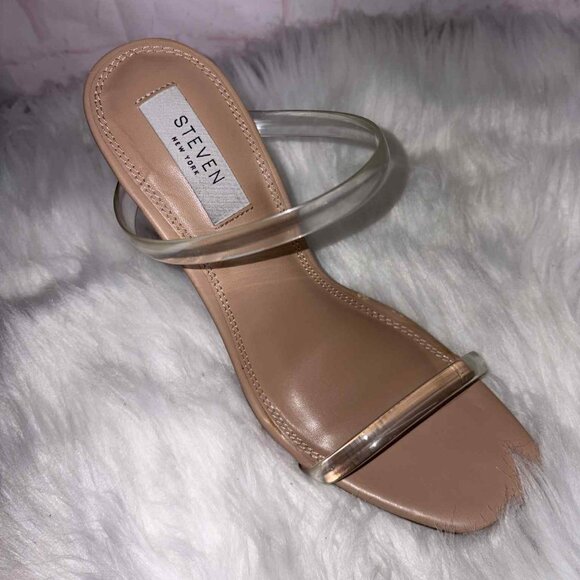 Jersey Blush Multi High Heel Sandals by Steven, Steve madden sz7 - Picture 2 of 8